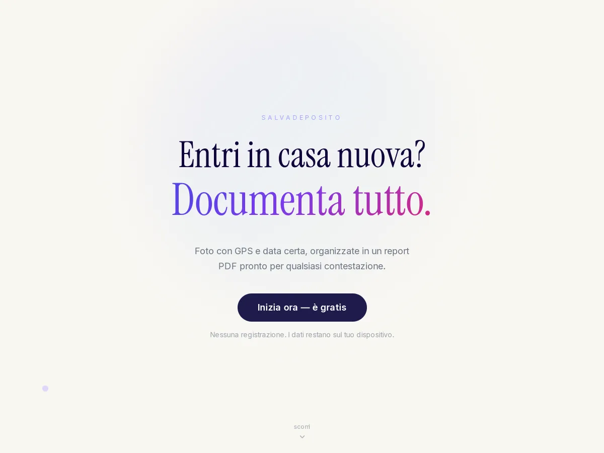 Sito SalvaDeposito